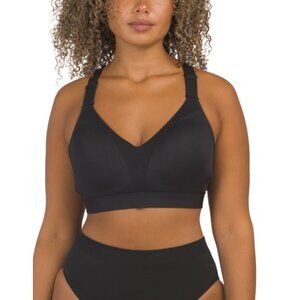 SPYDER Black High Impact Molded Cup Mesh Bra